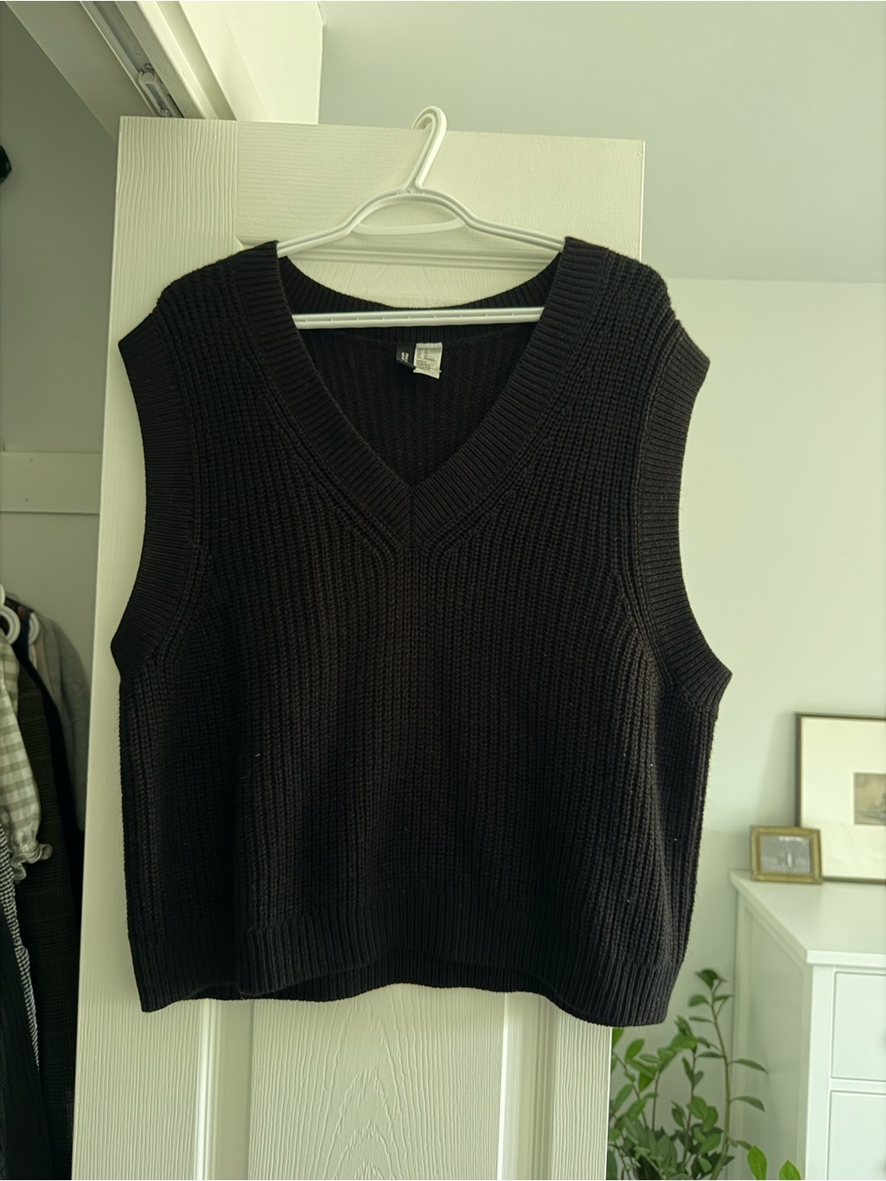 Black Knit Vest